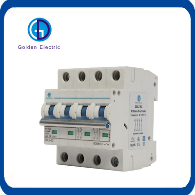Güneş miniatür DC devre kesici 1000V 1p2p3p4p 6A-63A PV sistemi kurulum için