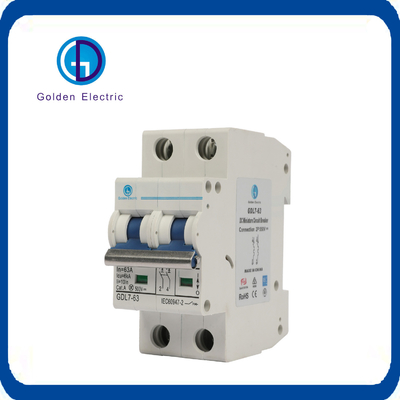 Güneş miniatür DC devre kesici 1000V 1p2p3p4p 6A-63A PV sistemi kurulum için