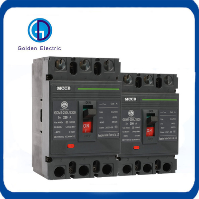 400V değerli Gdm1 Güç dağıtım için MCCB Normal Tip 125A 250A 400A 630A 800A