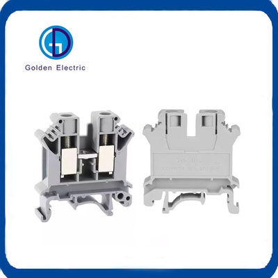 UK Series Cage Spring Terminal Block Brass Spring Wire Connector 800V Большое напряжение