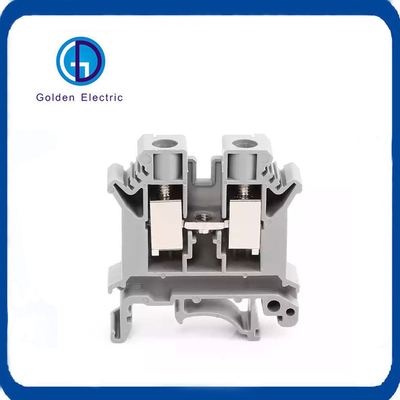 UK Series Cage Spring Terminal Block Brass Spring Wire Connector 800V Большое напряжение
