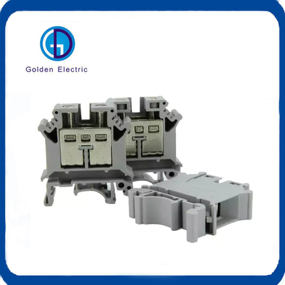 16mm2 UK16n DIN Rail Type Terminal Block Connector с землей и индивидуальным запросом