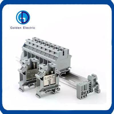 16mm2 UK16n DIN Rail Type Terminal Block Connector с землей и индивидуальным запросом