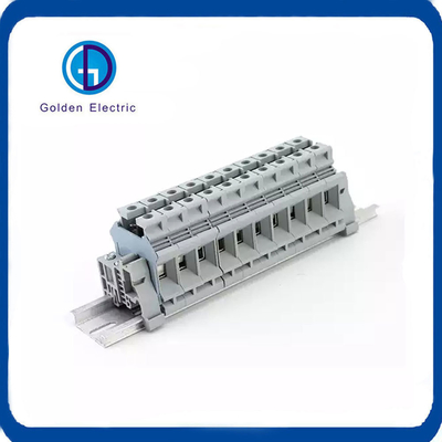16mm2 UK16n DIN Rail Type Terminal Block Connector с землей и индивидуальным запросом