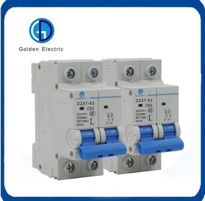 Electric Type Dz47 Circuit Breaker 63A 1 Pole for Low Voltage Electrical Miniature MCB