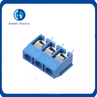 Conector de bloque de terminal de tipo de montaje de tornillo de PCB de 3 pines de 5 mm con interfaz SATA/ATA