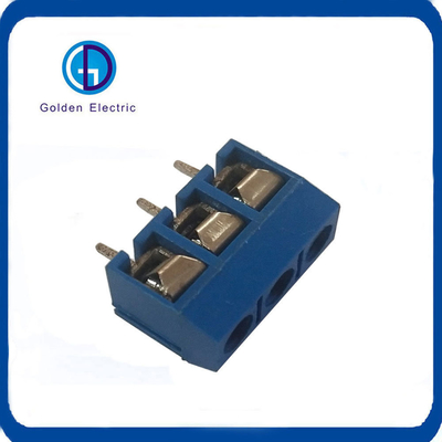 Conector de bloque de terminal de tipo de montaje de tornillo de PCB de 3 pines de 5 mm con interfaz SATA/ATA