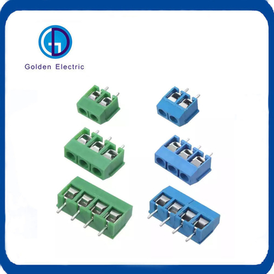 Conector de bloque de terminal de tipo de montaje de tornillo de PCB de 3 pines de 5 mm con interfaz SATA/ATA