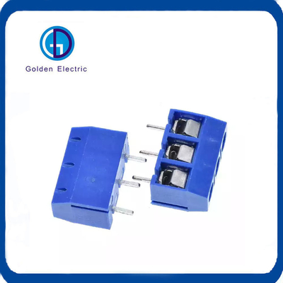 Conector de bloque de terminal de tipo de montaje de tornillo de PCB de 3 pines de 5 mm con interfaz SATA/ATA