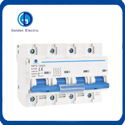 125AMP 4p Ue DC 스마트 서킷 브레이커 PV 시스템용 평준 작동 전압
