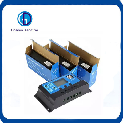 Bộ điều khiển bảng điều khiển mặt trời PWM Off Grid 12V 24V Auto 10A/20A/30A Bộ điều khiển sạc mặt trời