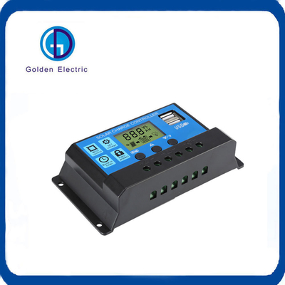 Bộ điều khiển bảng điều khiển mặt trời PWM Off Grid 12V 24V Auto 10A/20A/30A Bộ điều khiển sạc mặt trời