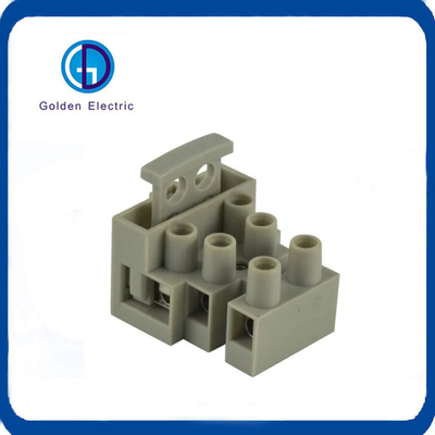 Harga yang bagus PCB Feed Through Terminal Block dengan sekering 250V 10A 1-5 Pole Screw Terminal Connector on line