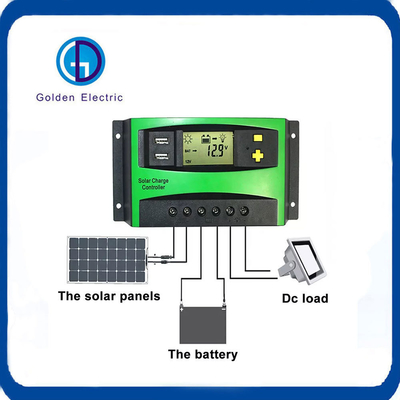 12V/24V 10A/20A/30A/40A/50A/60A 태양 에너지 시스템과 함께 PWM 태양 충전기 제어기