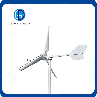 Goede prijs 3 bladen windturbine generator voor 1kw 2kw 3kw 5kw Vermogen in wisselstroom drie fase online