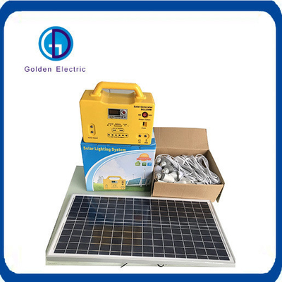 10W 20W 50W Capacity Outdoor Lithium Battery Life Hệ thống chiếu sáng năng lượng mặt trời di động
