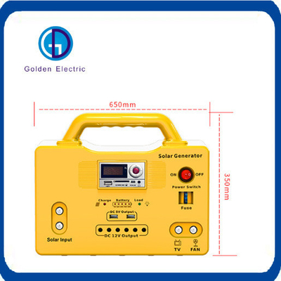 10W 20W 50W Capacity Outdoor Lithium Battery Life Hệ thống chiếu sáng năng lượng mặt trời di động