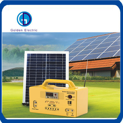 10W 20W 50W Capacity Outdoor Lithium Battery Life Hệ thống chiếu sáng năng lượng mặt trời di động