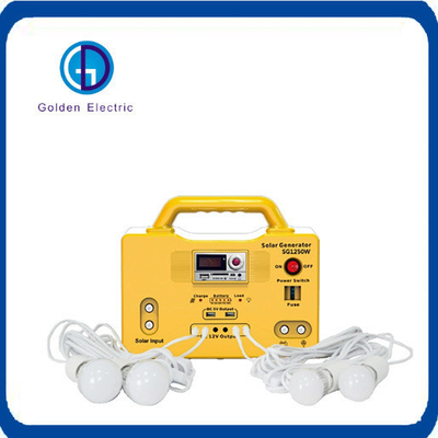 10W 20W 50W Capacity Outdoor Lithium Battery Life Hệ thống chiếu sáng năng lượng mặt trời di động