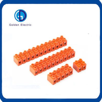 Harga yang bagus 2-20p 600V 36A Base Copper Row Terminal Screw Dual Terminal Block untuk Wiring Terminal 0.5-6mm2 on line