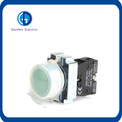 CRI Ra 80 5W دکمه فشار غیر کنترل شده با توقف اضطراری / روشن / محافظت شده 1no 1nc