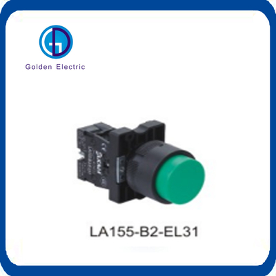 CRI Ra 80 5W دکمه فشار غیر کنترل شده با توقف اضطراری / روشن / محافظت شده 1no 1nc