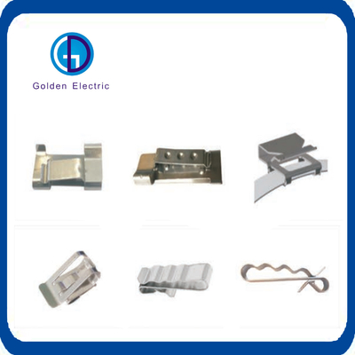Galvanizli Güneş Paneli Kablo Klipleri Güneş PV Sistemi için Suya dayanıklı