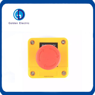 Đài điều khiển nút bật-tắt đơn cực IP65 Kiểm soát nút ngắt khẩn cấp chống nước