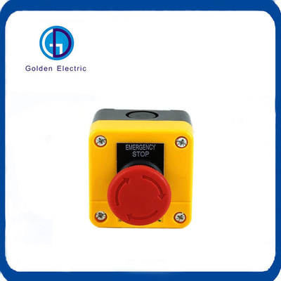 Đài điều khiển nút bật-tắt đơn cực IP65 Kiểm soát nút ngắt khẩn cấp chống nước