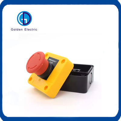 Chuyển mạch E-Stop chống nước Không có nút Nc hộp chuyển mạch Khung hoạt động Loại dừng khẩn cấp
