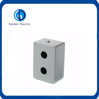 600V bình thường mở kim loại đẩy nút chuyển đổi hộp điều khiển cho 22mm nút chuyển đổi