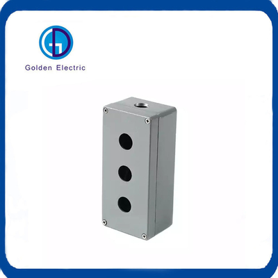 600V bình thường mở kim loại đẩy nút chuyển đổi hộp điều khiển cho 22mm nút chuyển đổi