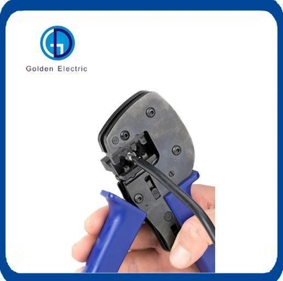 PV Güneş Paneli Crimping Tool Kit Mavi Güneş Kablosu Montaj Fonksiyon Aletleri Kit