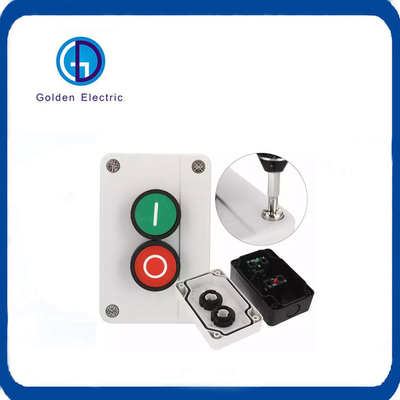 Chức năng bắt đầu-ngừng 2P 22mm Bấm nút chuyển đổi trạm điều khiển với thiết kế chống nước