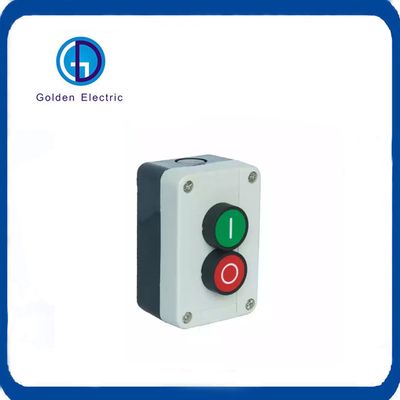 10A Bấm nút bắt đầu dừng nhãn số Nc Đỏ Pilot Light Spring Return Control Box