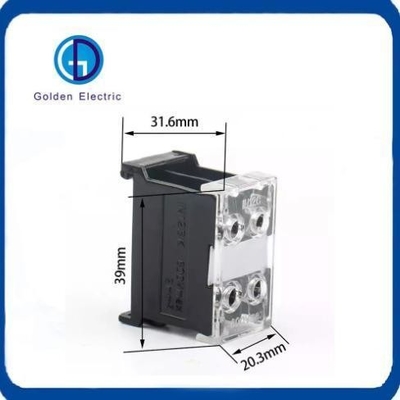 전류용 20A 600V 2mm 고정 연결 터미널 블록 12bk 시리즈