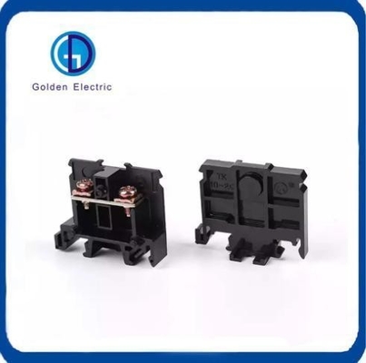 Tk ซีรีส์ 600V DIN รถไฟฟ้าประเภทปลายทาง Block Screw Crimping Terminal คําขอที่กําหนดเอง