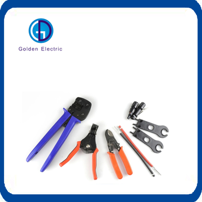 قیمت خوب رنگارنگ دستگیره Mc4 کانکتور ابزار crimping دقت بالا برای برش سیم آنلاین