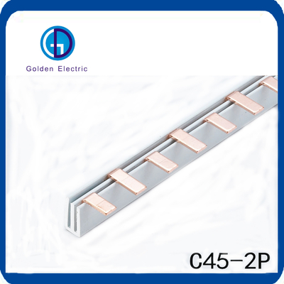C45 1p 2p 3p 4p Loại chân điện MCB Busbar đồng với Capacity 63A