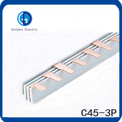 C45 1p 2p 3p 4p Loại chân điện MCB Busbar đồng với Capacity 63A