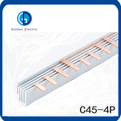 C45 1p 2p 3p 4p Loại chân điện MCB Busbar đồng với Capacity 63A