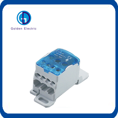 Bom preço Conector de cabo de latão Distribuição de energia de ônibus Terminal de barra de bloco caixa DIN Terminal montado no trilho on-line