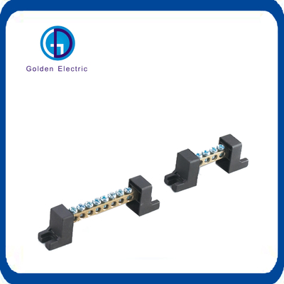 Özel 4/6/8/10/12/14/16/18/24 yollar için US 3/Piece 1 Meter Brass Terminal Block