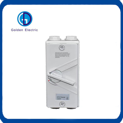 Yerleştirme Modu Yerleştirme Değerli Akım 20A/35A/63A Ukf IP65 2p Dış mekan için izolatör anahtarı