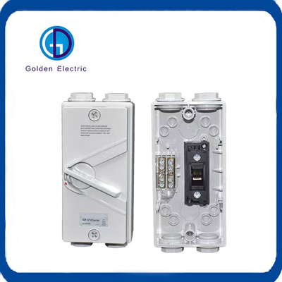Ukf 4p 20A 35A 45A 63A AC 3相室外隔離スイッチ IP65 コンタクト材料 銅