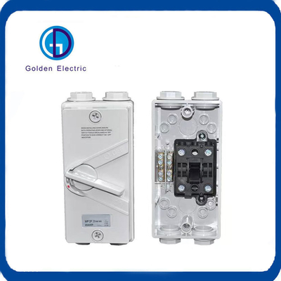Ukf 4p 20A 35A 45A 63A AC 3相室外隔離スイッチ IP65 コンタクト材料 銅
