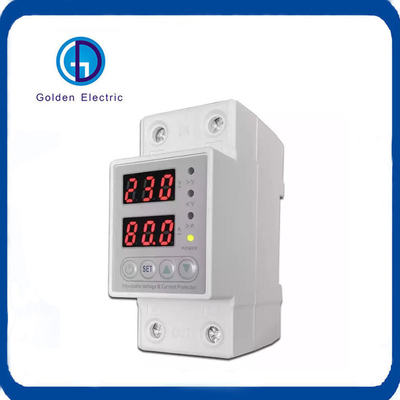 Hiển thị LED kép 40A 63A 80A 220V 230V Điều chỉnh trên dưới điện áp hiện tại Thiết bị bảo vệ