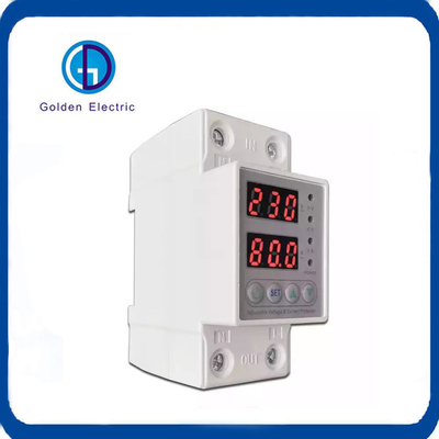 Hiển thị LED kép 40A 63A 80A 220V 230V Điều chỉnh trên dưới điện áp hiện tại Thiết bị bảo vệ