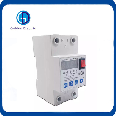 63A Máy ngắt mạch bảo vệ rò rỉ 220V với bảo vệ điện áp cao và thấp