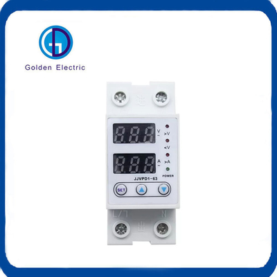 Çift LED ekranlı tek fazlı 63A 230V Alt Voltaj Koruyucusu